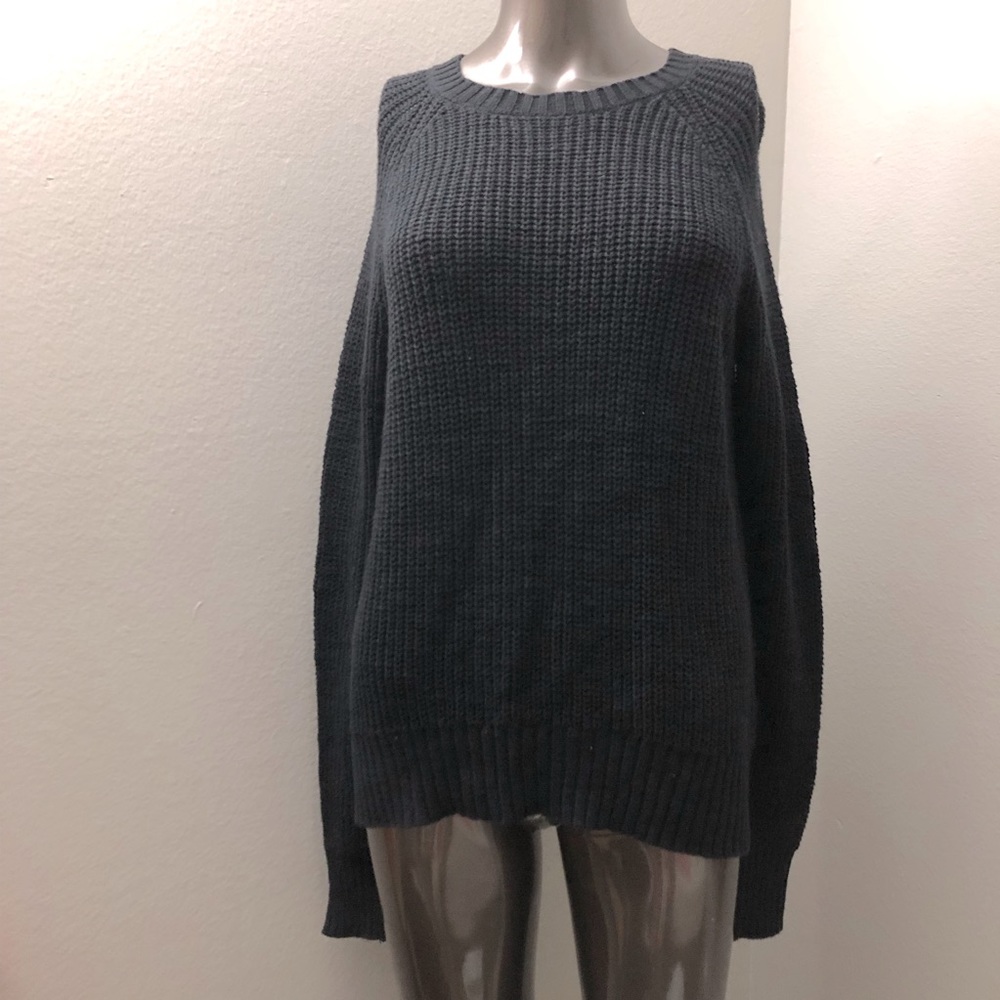 Black chunky sweater
